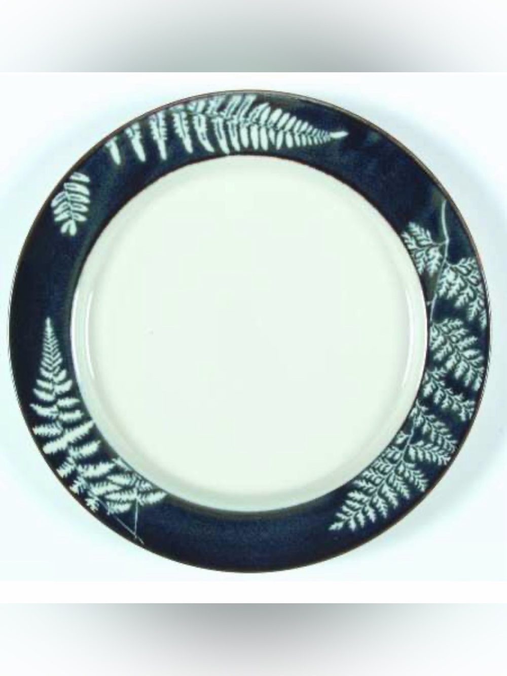 4 Mikasa Potters Craft “Fern Grotto” Dinner Plates